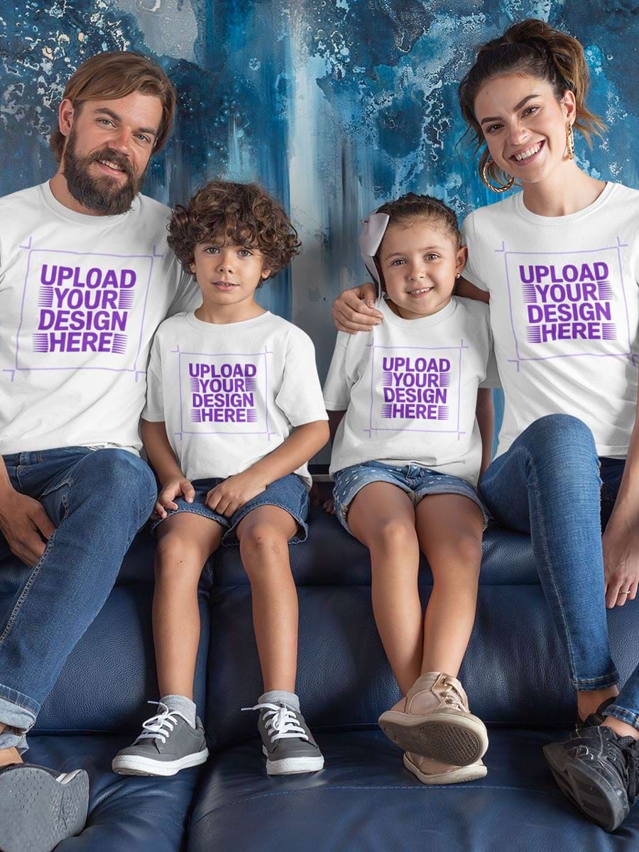 Custom T-Shirt | Upload Your Design | A4 Print Size | Front Only