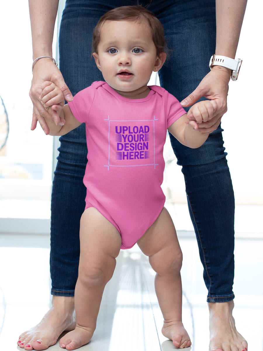 Custom Babysuit | Upload Your Design | A4 Print Size | Front Only - Second View