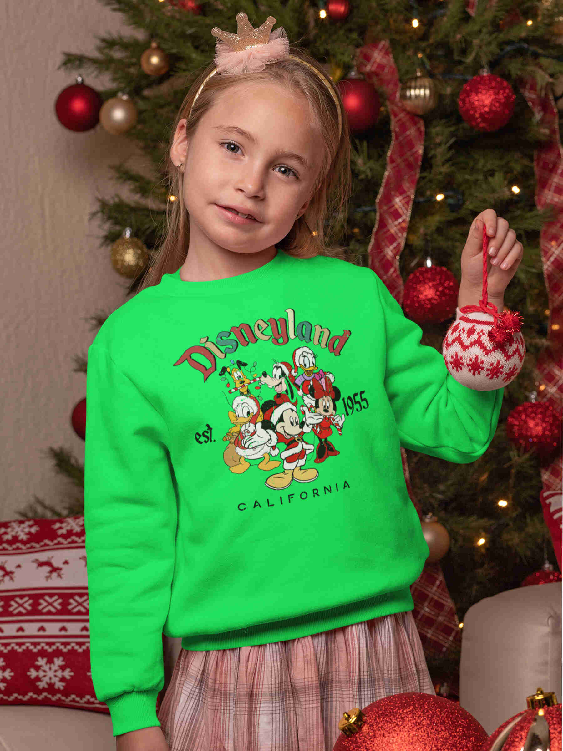Christmas Disneyland California 1955 Sweatshirt